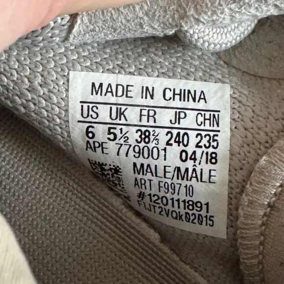 Adidas Yeezy Boost 350 V2 sneakers in the Sesame men’s size 6